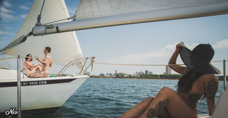 800px x 414px - The Inaugural World Naked Sailing Day | Buffalo, NY ...