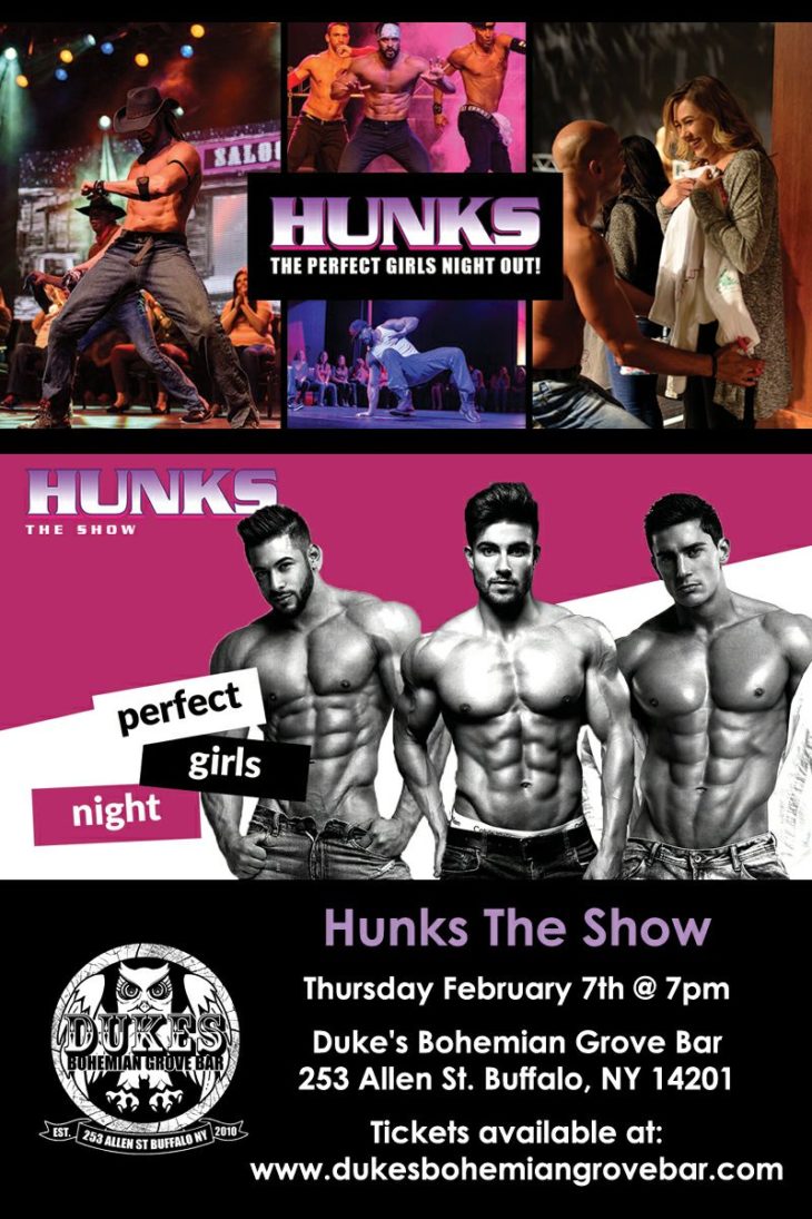 HUNKS The Show at Duke's Bohemian Grove Bar Buffalo Rising