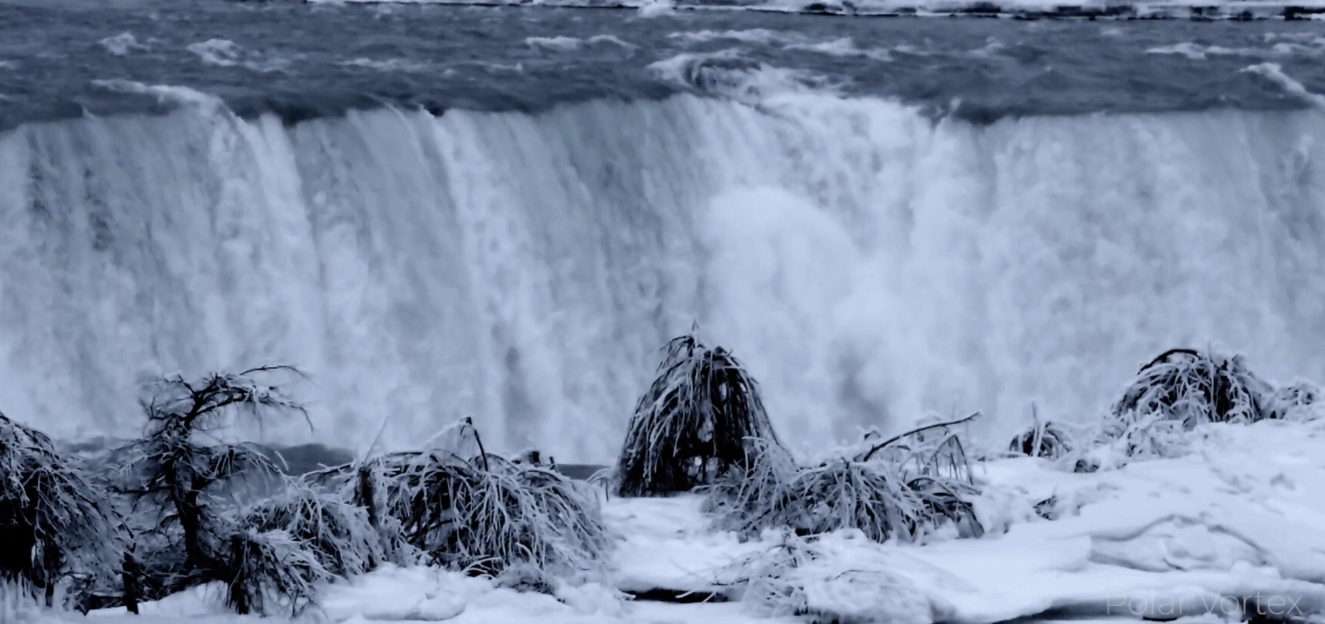 Polar Vortex At Niagara Falls Buffalo Rising