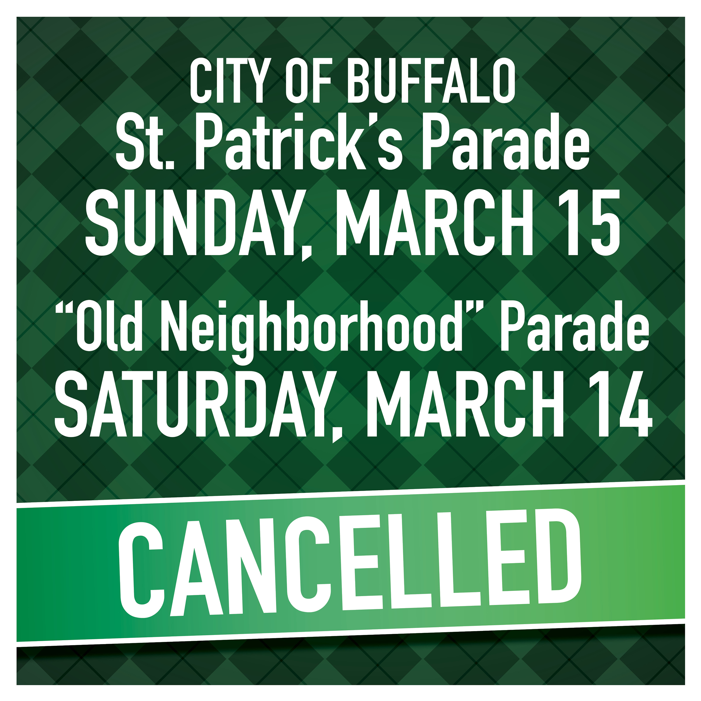 Both of Buffalo's St. Patrick’s Day Parades Canceled Due to COVID19